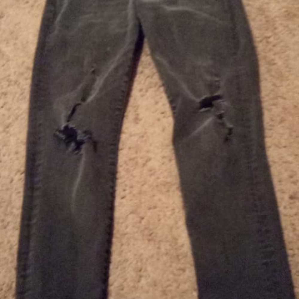 Ripped Knee Jeans